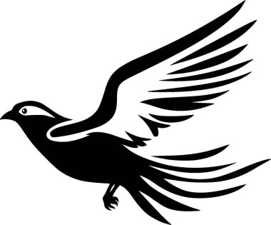 Güvercin - yüksek kaliteli vektör logosu - t-shirt grafiği için ideal vektör illüstrasyonu