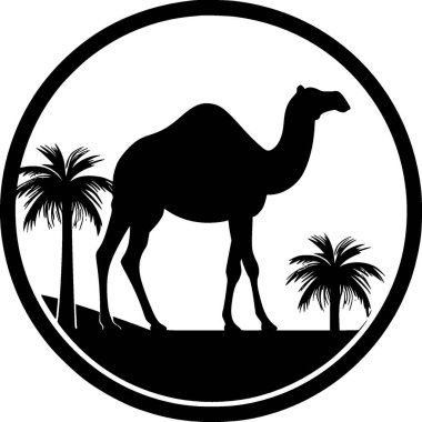 Camel - high quality vector logo - vector illustration ideal for t-shirt graphic clipart