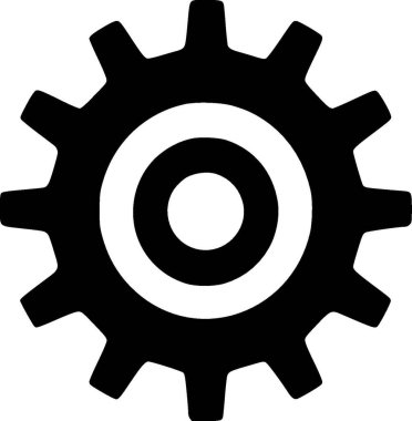 Gears - yüksek kaliteli vektör logosu - t-shirt grafiği için ideal vektör çizimi