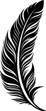 Feather - high quality vector logo - vector illustration ideal for t-shirt graphic clipart