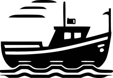 Boat - high quality vector logo - vector illustration ideal for t-shirt graphic clipart