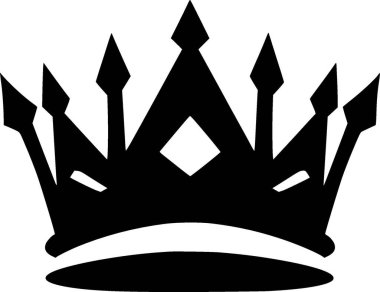 King - minimalist and flat logo - vector illustration clipart