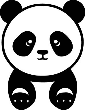 Panda - high quality vector logo - vector illustration ideal for t-shirt graphic clipart