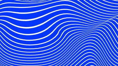 Soyut mavi beyaz çizgiler dalga deseni arkaplanı. Moda kozmetik yaz tatili iş konseptini grafik tasarımı için kullan.