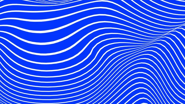Absztrakt Kék Fehér Színű Vonalak Hullám Minta Textúra Háttér Használat — Stock Fotó