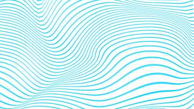 Soyut mavi beyaz çizgiler dalga deseni arkaplanı. Moda kozmetik yaz tatili iş konseptini grafik tasarımı için kullan.