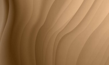 Dalga çizgileri grafik tasarım arkaplanı olan soyut kahverengi renk gradyanı. Kozmetik sağlıklı yaşam tarzı kavramı için kullan.