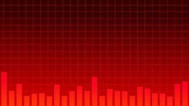 Abstract graph chart of stock market trade background. Growth up business financial investment or economic concept.