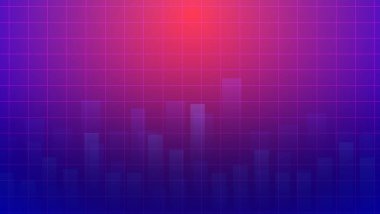 Abstract graph chart of stock market trade background. Growth up business financial investment or economic concept.