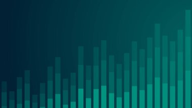 Abstract graph chart of stock market trade background. Growth up business financial investment or economic concept.