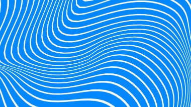 Soyut mavi beyaz çizgiler dalga deseni arkaplanı. Moda kozmetik yaz tatili iş konseptini grafik tasarımı için kullan.