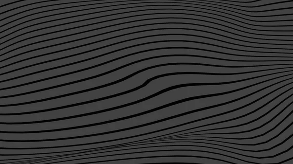 Анотація Сірого Чорного Кольору Лінії Хвильового Візерунка Текстури Фону Використання — стокове фото