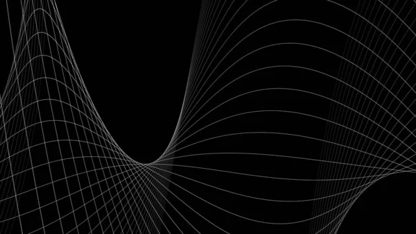 波線パターンテクスチャの背景を持つ黒灰色のグラデーション 現代的なデザインビジネスコンセプトのための使用 — ストック写真