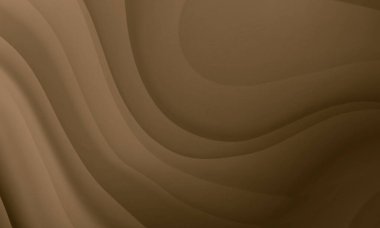 Dalga çizgileri grafik tasarım arkaplanı olan soyut kahverengi renk gradyanı. Kozmetik sağlıklı yaşam tarzı kavramı için kullan.