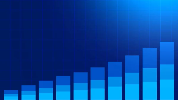 Abstract Graph Chart Stock Market Trade Background Growth Business Financial — Foto Stock