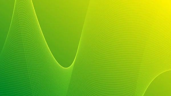 波線のパターンテクスチャの背景を持つ抽象的な緑の黄色の色グラデーション テクノロジービジネスのコンセプトに使用する — ストック写真