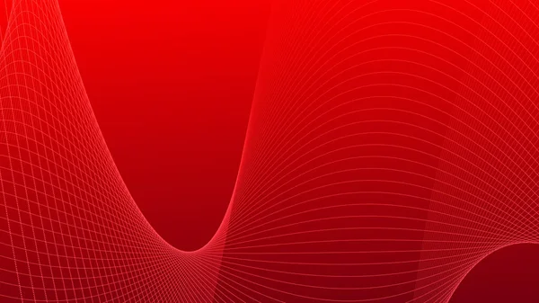 波線のパターンテクスチャの背景を持つ抽象的な赤の色グラデーション 現代的なデザインビジネスコンセプトのための使用 — ストック写真