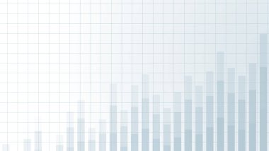 Abstract graph chart of stock market trade background. Growth up business financial investment or economic concept.