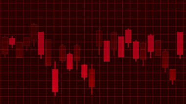 Abstract graph chart of stock market trade background. Growth up business financial investment or economic concept.