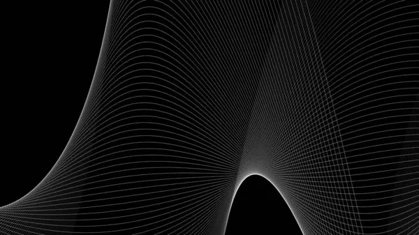 波線パターンテクスチャの背景を持つ黒灰色のグラデーション 現代的なデザインビジネスコンセプトのための使用 — ストック写真