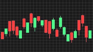 Abstract graph chart of stock market trade background. Growth up business financial investment or economic concept.