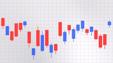 Abstract graph chart of stock market trade background. Growth up business financial investment or economic concept.