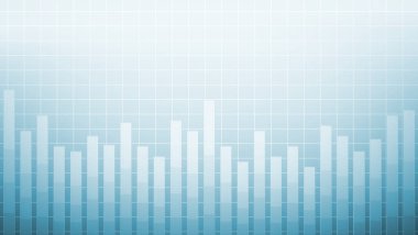 Abstract graph chart of stock market trade background. Growth up business financial investment or economic concept.