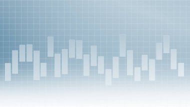 Abstract graph chart of stock market trade background. Growth up business financial investment or economic concept.