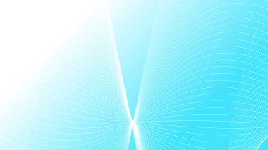 Dalga çizgileri grafik tasarım arkaplanı olan soyut mavi beyaz renk grafikleri. Tıbbi sağlık sektörü konsepti için kullan.