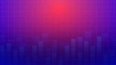 Abstract graph chart of stock market trade background. Growth up business financial investment or economic concept.