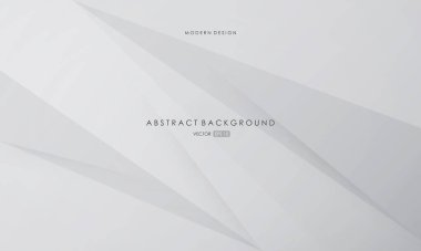 Çizgi tasarımlı soyut arkaplan beyaz ve gri dinamik