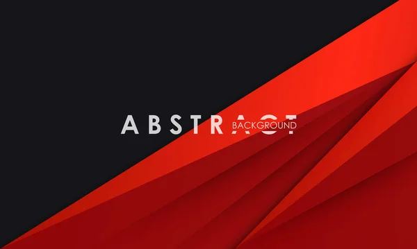 Fond Abstrait Moderne Noir Rouge — Image vectorielle