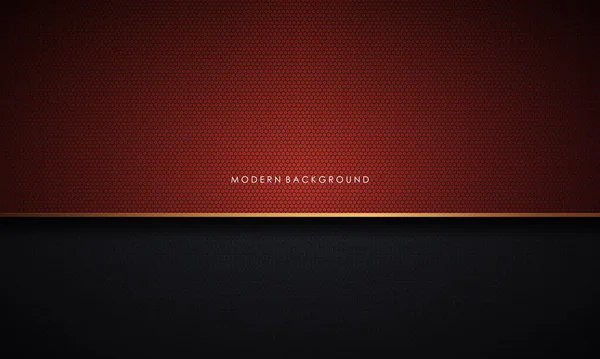 Abstract Zwart Rode Kleur Met Lijnen Modern Luxe Design — Stockvector