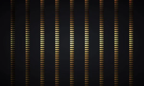Modern Abstract Background Black Dop Golden Color Luxury — Stock Vector