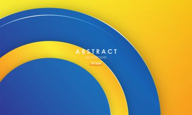 Modern soyut arkaplan mavi ve sarı