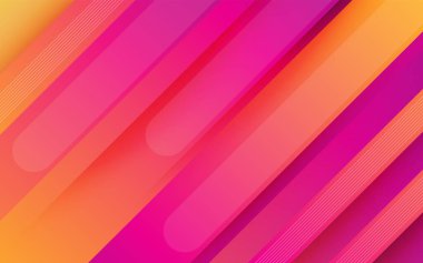 Soyut arkaplan moru ve gradyan turuncu rengi