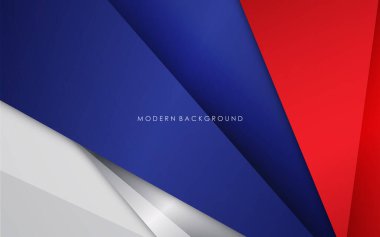 Beyaz ve kırmızı renkli modern arkaplan mavisi