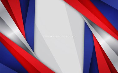 Beyaz ve kırmızı renkli modern arkaplan mavisi