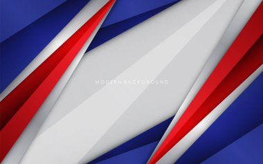 Beyaz ve kırmızı renkli modern arkaplan mavisi