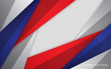 Beyaz ve kırmızı renkli modern arkaplan mavisi