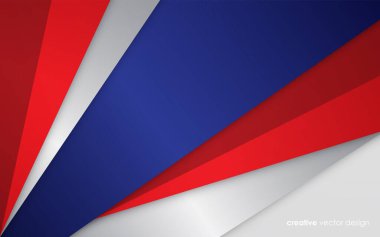 Beyaz ve kırmızı renkli modern arkaplan mavisi