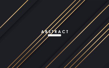 Altın çizgili modern siyah dop