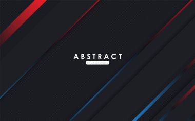 modern soyut siyah dop, mavi ve kırmızı çizgi arkaplan
