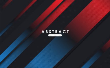 modern soyut siyah dop, mavi ve kırmızı çizgi arkaplan