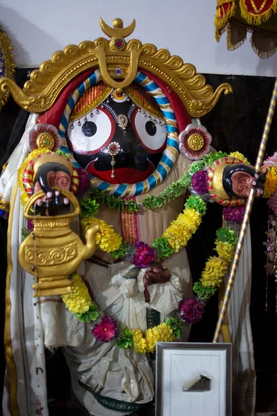 Jagannath Είναι Μια Ενσάρκωση Του Άρχοντα Vishnu Και Θεωρείται Ανώτατος — Φωτογραφία Αρχείου