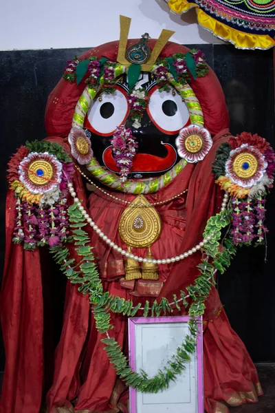 Jagannath Ztělesněním Lorda Višnua Hinduisté Považují Nejvyššího Boha — Stock fotografie