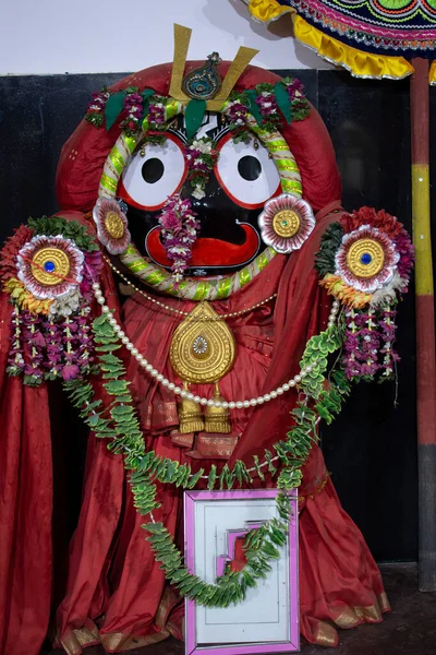 Jagannath Ztělesněním Lorda Višnua Hinduisté Považují Nejvyššího Boha — Stock fotografie