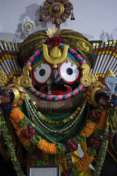 Джаганнатх Является Воплощением Господина Вишну Считается Высшим Богом Индусов — стоковое фото