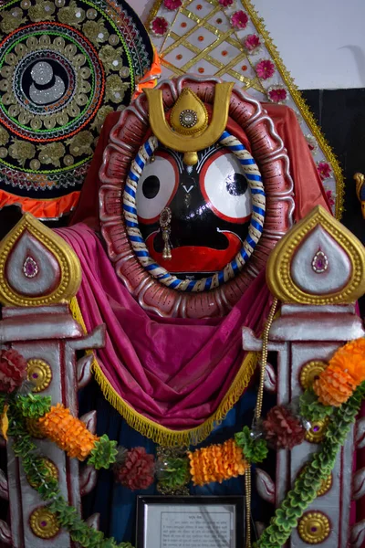 Jagannath Ztělesněním Lorda Višnua Hinduisté Považují Nejvyššího Boha — Stock fotografie