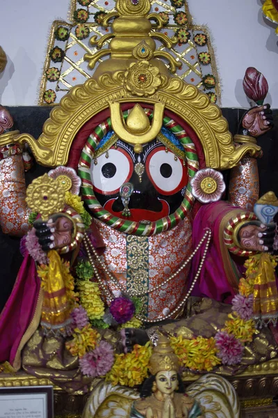Jagannath Een Incarnatie Van Heer Vishnu Wordt Door Hindoes Beschouwd — Stockfoto